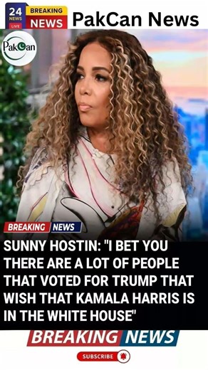 Sunny Hostin’s Trump Voter Remark Sparks Backlash | PakCan News