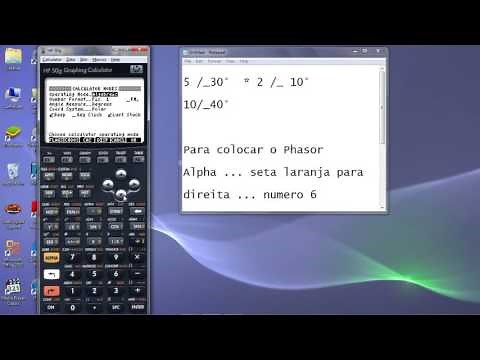 HP 50g Complex Number Operations in Polar Form (phasor)