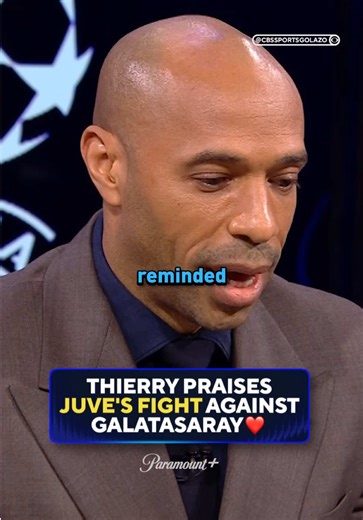 Juventus’ performance against Galatasaray earned Thierry’s admiration 💪 #UCLToday #UCL #championsleague #soccer #football