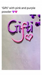 63K views · 89 reactions | Writing with powder — delicate, ephemeral,...