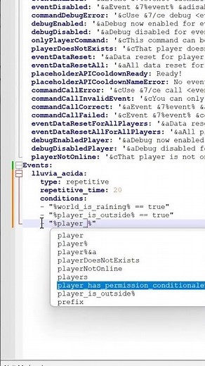 ¡LLUVIA ÁCIDA en tu SERVIDOR! - Minecraft #Shorts