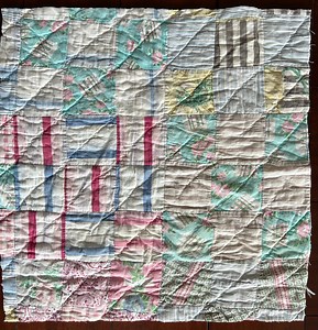 Vintage Antique Primitive Handmade Patchwork Cutter Feedsack Quilt Block to Repurpose and Upcycle for Farmhouse Home Decor and Crafting. - Etsy