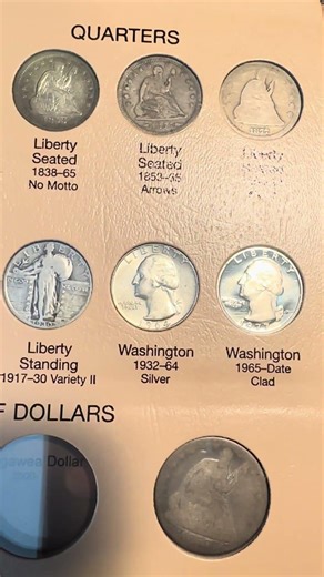 Adding silver to my Dansco 7070 #coin #coincollecting