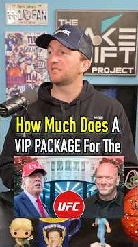 How Much Does The UFC White House Event Cost?! #shorts #vip #ufc #whitehouse #danawhite