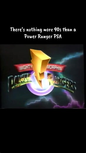 Nostalgic Power Rangers PSAs from the 90s