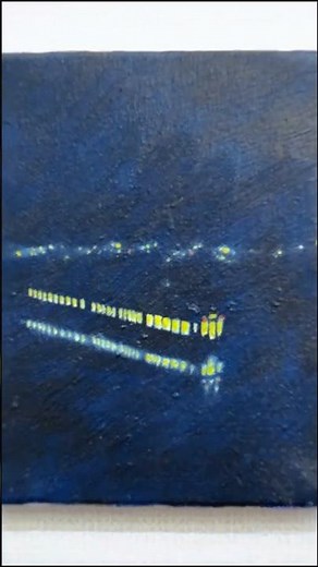 #銀河 を翔ける #鉄道 #art #銀河鉄道999 #油絵