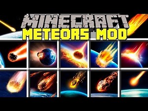Minecraft METEORS MOD! l SURVIVE GIANT REALISTIC METEOR FALLS!l Modded Mini-Game