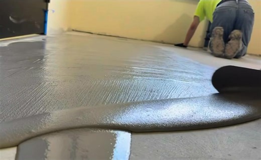 Micro cement topping is awesome when you just want to refresh your old ugly concrete. Our products are 6,000psi which is about double the strength of poured concrete ❤️ Call today for a free estimate! | Signature Concrete Coatings L.L.C
