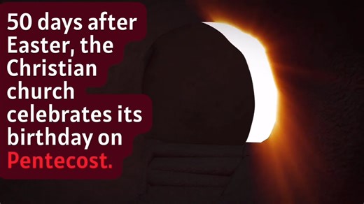 33K views · 521 reactions | On Pentecost Sunday, we remember the day the disciples received the Holy Spirit in a special way.  The story in Acts 2 describes a powerful wind and tongues of fire as the Holy Spirit was poured out on people. At the first Pentecost over 3000 people were baptized, creating the first church. This is why Pentecost is known as the birthday of the Christian church. ⛪ #Pentecost #unitedmethodist | The United Methodist Church | Facebook