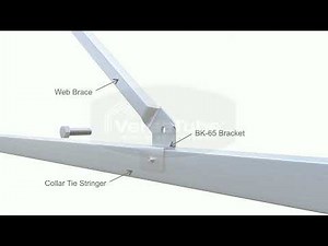 Installing a Double Web/Knee Truss Brace Connection