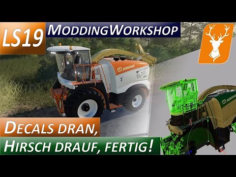 LS19 Modding Workshop - Tutorial für Anfänger - 🅱🅸🅶🆇 mit Adstrips, Farbwahl + Motor - Teil 6