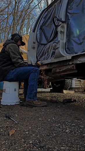 Rocker Panel Replacement on Cateye Chevy Truck with Toby Keith Soundtrack