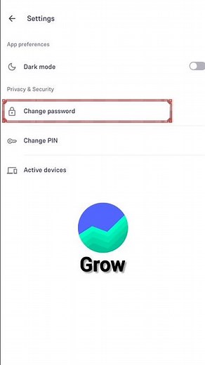 groww app password change kaise kare 2024 | grow app password problem| grow app password forget#grow