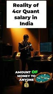 Truth behind 4 Crore Salary in Bangalore in Quant Trading #trading