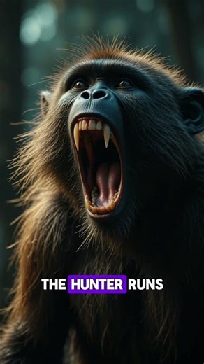 hunting baboons in the wild#shorrts #animals #001 #hunting