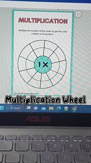 Multiplication table wheel. Sa gusto ng file nasa Group page natin comment lg kayo if gusto niyo 🤗 #multiplicationwheel #MULTIPLICATION #education #reelsvideo #MathFun #teacherlife #mathematics #teacher #privateteacher #study #SoftCopy #filesharing #pdffile | Teacher El Learning Materials