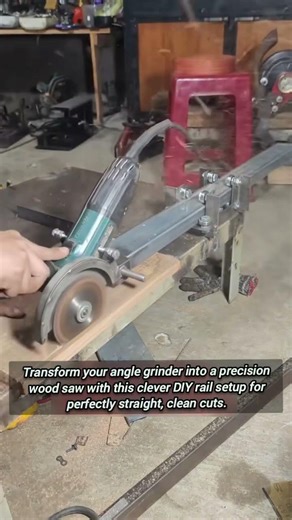 How To Build A Sliding Rail For Angle Grinders