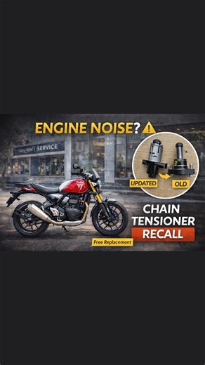 Shubham | Biker | Travel on Instagram: "Speed 400 & Scrambler 400 owners important update 🚨 If your bike has started making a strange engine noise recently, this video explains the reason. Some 2024 and a few 2025 models have a chain tensioner issue, and Triumph is fixing it under warranty. Visit your service center and get it checked. . . . [bike travel, motorcycle travel, bike rides, long rides, solo bike rides, motorcycle touring, bike life, rider life, motovlogs, motorcycle vlogs, motovlogg