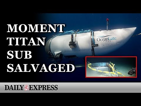 Titan Sub: Moment submersible is recovered after fatal implosion
