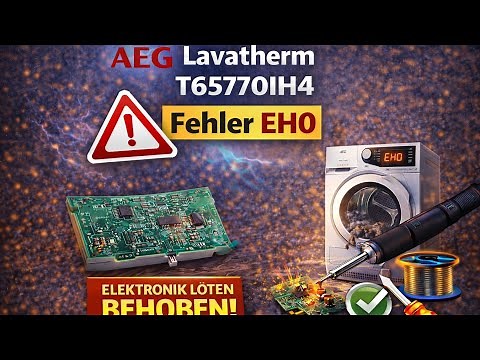 AEG Lavatherm Trockner Fehler EH0 einfach beheben