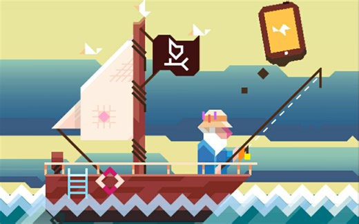 【奇怪手机游戏03】奇葩钓鱼 把鱼扔天上用枪扫射 by 皓月