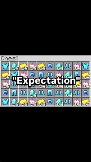 ❗expectations VS reality 💀 of minecraft