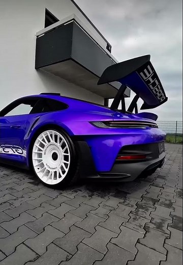 This Porsche GT3 RS? Sporty, sleek, and seriously cool.