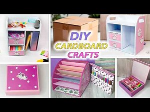 DIY Cute Desktop Organizer for Storing Stationery