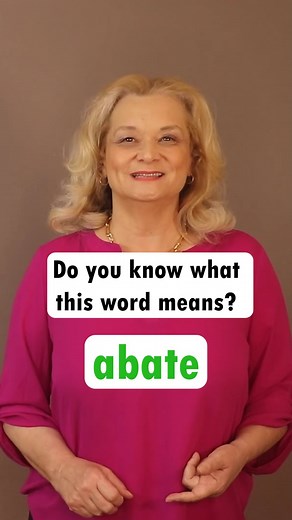 Accurate English - Lisa Mojsin | Are you glad that the heat has finally “abated” now that autumn is here? #englishteacher #englishtips #esl #learnenglish #vocabulary #esl... | Instagram