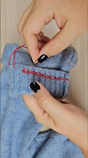 Sewing techniques: blind stitch