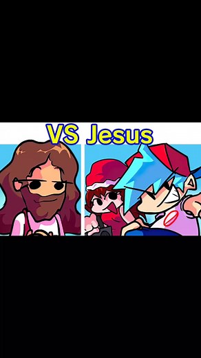 Friday Night Funkin' VS Jesus, God & Joseph | Funked Birth FULL WEEK Cutscenes (FNF Mod/Hard) #fyp #viral #parati #jesus #god