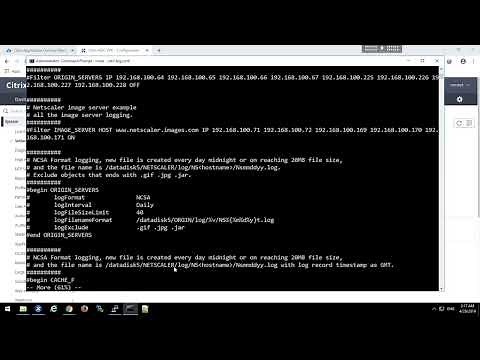 How to configure NetScaler Web logging (NSWL)