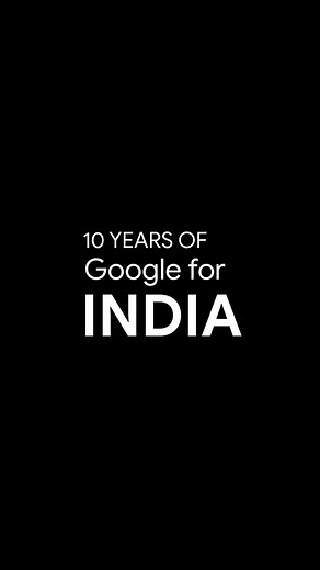 Google India on Instagram: "10 years ️ 1 event  Each edition of Google for India has given us a reason to celebrate a journey of technology by India, for India. Join us this year for the 10th edition of #GoogleForIndia on 3rd October 2024, as we bring the best of our AI to drive India-scale Impact "