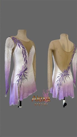 Dress for figure skating from Alexa Atelier