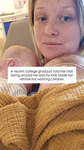 For the record, as a fresh out of college young bride I didn't think I was ready for kids either. It looked exhausting. I had been around kids all my life. I was convinced spending time on my career and enjoying married life was where the real reward would come. *SURPRISE* pregnant with baby Numero uno six months into marriage. Turns out, God knew just what we needed. We were eager to have another baby right after our first and a couple years later, a third. God recently blessed us with twins an