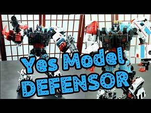 Yes Model Defensor review - Oversized KO version of Maketoys Guardia