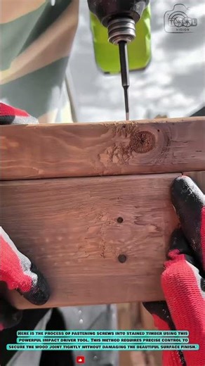 Wood Screw Driving Tool: Precise Fastening for Deck Boards #innovationtools