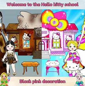 7.2K views · 119 reactions | Would you like to study in Hello kitty school? 邏 #WoaNetwork #WOAPaperDolls | WOA Paper Dolls | Facebook