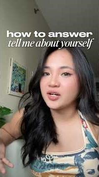 How to answer tell me about yourself interview question #philippines #interview #jobinterview