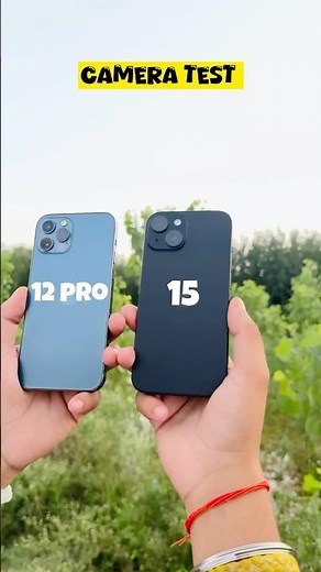 iPhone 12 pro vs iPhone 15 camera test 🔥