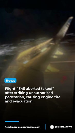 Frontier Flight hits pedestrian during Denver runway takeoff