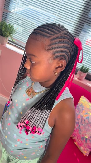 ✨ Precious kids ✨ | Essence ☺️💖. Sleek stitch Mohawk! • • • • • 💟 Thank you for booking ! @preciiouskids • • • • #miramarhairstylist #miramarbraider... | Instagram