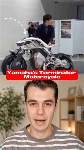 Yamaha Motoroid AI motorcycle with self-balancing