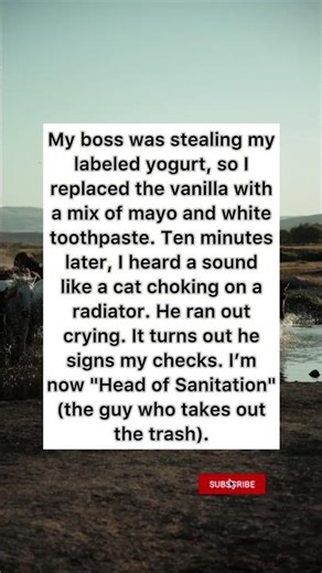 The Yogurt Thief’s Demise #revenge #office #shorts