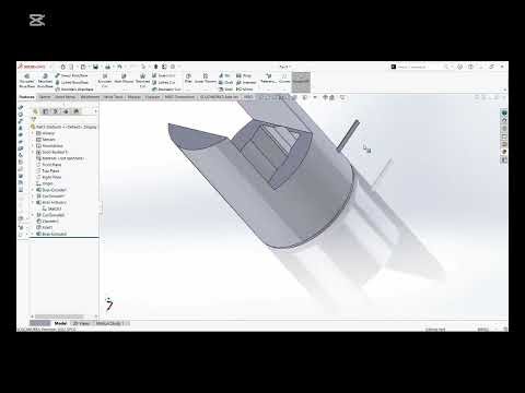 Universal joint design tutorial in SOLIDWORKS and render in Visiualize