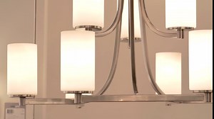 Sea Gull Lighting 4139101-962 Hettinger One Light Wall / Bath Sconce Vanity Style Lights, Brushed Nickel Finish,White