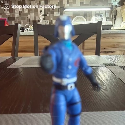 Cobra commander stop motion test
