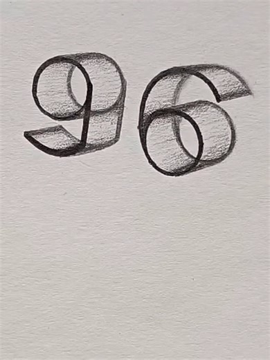 3D Number Drawing Tutorial