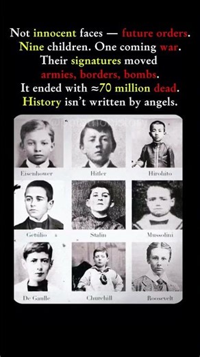 Not Innocent Faces — Future Orders (9 WWII Leaders as Kids) #ww2 #militaryhistory #military