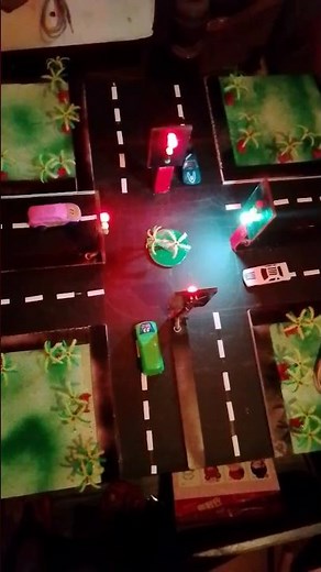 # four way traffic light control system project